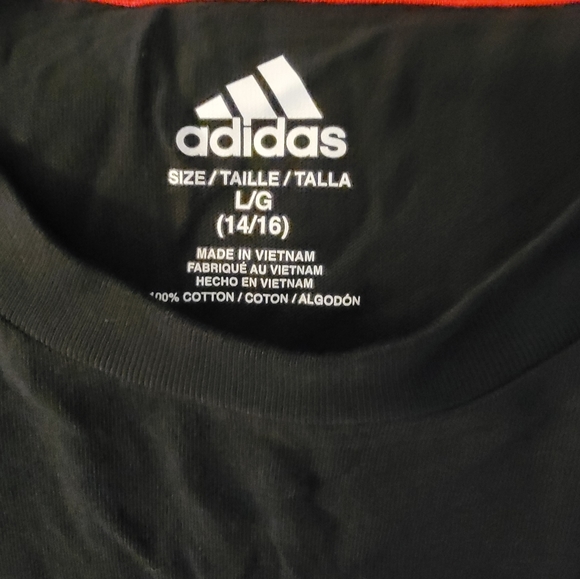 Boy's Adidas Soccer T-shirt - Picture 2 of 2